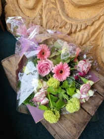 Flat Gift Wraped Bouquet