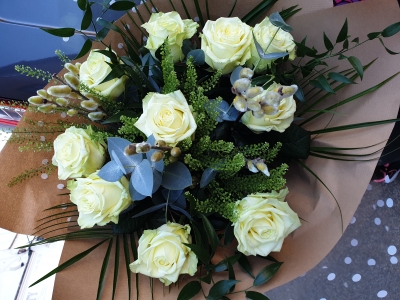 White Rose Handtied